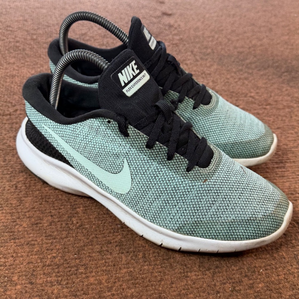 Nike Flex Experience RN 7 Womens Running Shoes Green Black Size 9 908996-003
